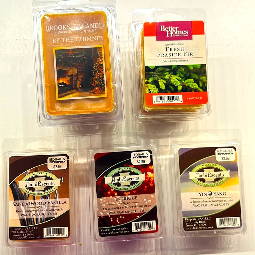 Scented wax cubes